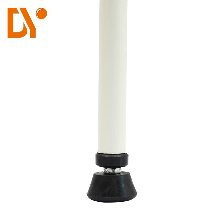 Rust Proof Pvc Pipe Base Stand Black Color For Lean Management Table