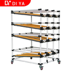 DY-8533 ABS Plastic Roller Track Placon Conveyor Table For Automatic Warehouse Logistic System
