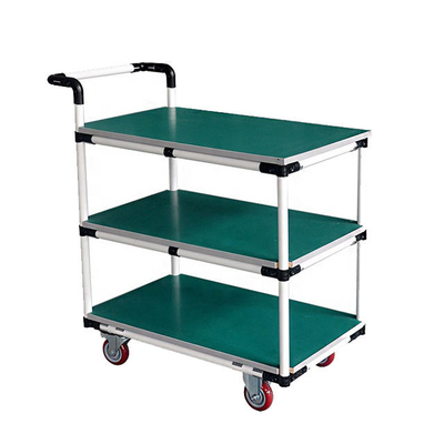 Logistic And Workshop Hand Push Cart For Industrial Easy Pull And Assemble