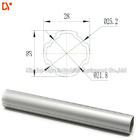 Aluminium Alloy Lean Tube Customizable Round Aluminum Pipe For Racking System