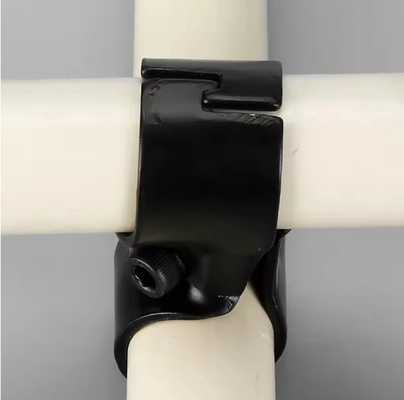 HJ-6 Lean Tube Metal Fittings Black SPCC For Lean Pipe System