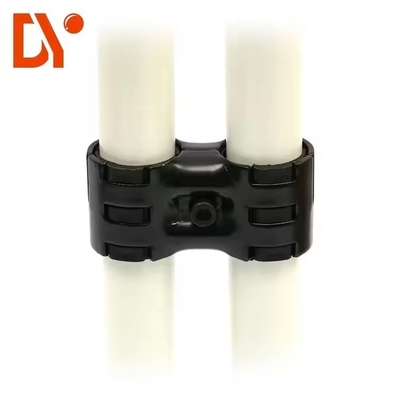 Good Quality Black Double Metal Joint For Lean Pipe Workbench
