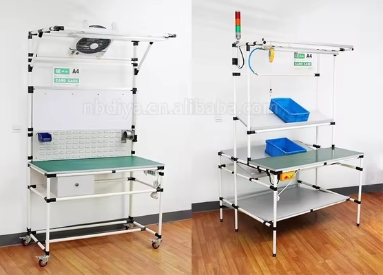 Good Quality Black Double Metal Joint For Lean Pipe Workbench