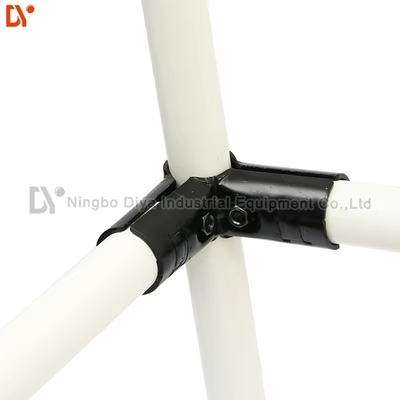 Hight Quality 90 Angle Metal Joint Pipe Rack System  Connectors For Pipe Rack System