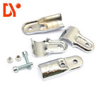 Lean Tube Chromed Metal Pipe Fittings Bright Color Corrosion Resistance