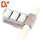 Plastic Industrial Roller Track Anti Static White Color Customizable Size