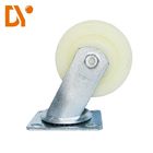 Universal Heavy Duty Caster Wheels , 4 Inches Nylon Caster Wheels White Color