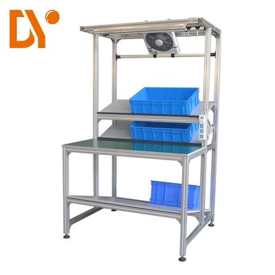 Pipe Support Aluminium Profile Workbench Welded For Industrial Assemble Line