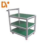 Customized Tote Cart Cold Pressing / Rolling Aluminium Profile Easy Assemble