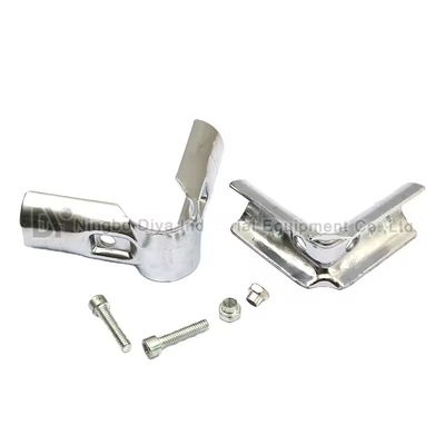 Stainless Steel Chrome Plated 90 Degree Metal Fitting Pipe Connector