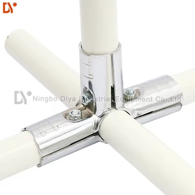 Metal Pipe Joints Lean Tube Pipe Connector Fitting For 28mm