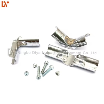 Metal Pipe Joints Lean Tube Pipe Connector Fitting For 28mm