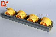 Structural Sliding Gravity Roller Track System PU Wheel Corrosion Resistance