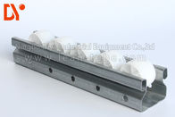Extension Type Aluminium Roller Track White Color For Industrial Storage