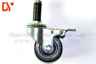 Pipe Tote Cart Industrial Caster Wheels Anti Static 2 - 5 Inches With Brake