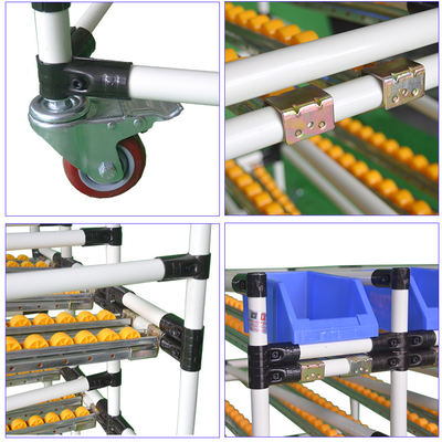 Modular system Industrial Lean Pipe Racking System Shelf