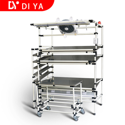 High Quality Lean Pipe Tube Flexible Pipe For Factory Workbench Shelf Production Line And Trolley Cart