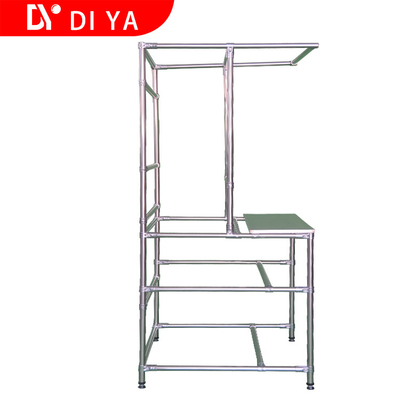 Strong Lean Pipe Stainless Steel Pipe SUS201/ SUS304 Lean Tube For Workbench Factory Table Trolley Cart