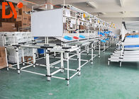 Flexible Lean Automated Production Line Customizable Size With Double Face Conveyor Belt