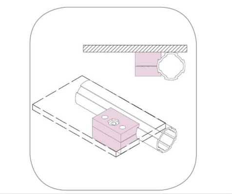 Quality Certified Fastener Karakuri Pipe Rack D28 Aluminum Tube Joint