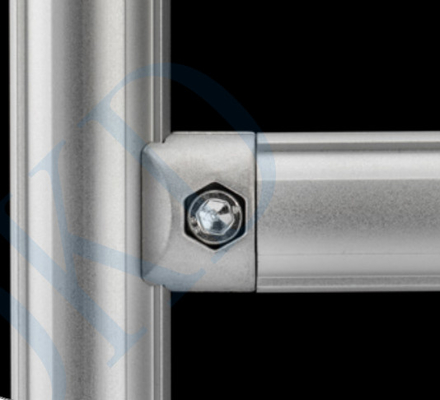Aluminum Alloy Lean Pipe Inner Connector Of 1.7mm General Frame