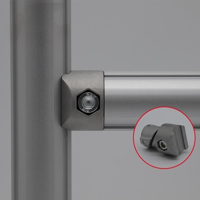 Aluminum Lean Pipe Inner Connector Of 1.2mm General Frame