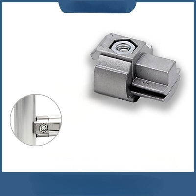 Internal T Shape Industrial Inner Connector Aluminum Alloy Lean Pipe Joint