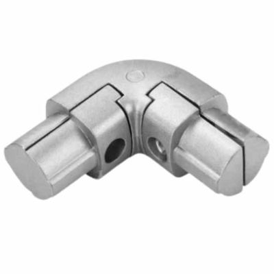Round Elbow Connector Third Generation Lean Tube Fitting Aluminum 90 Degree Fixed Inner Joint