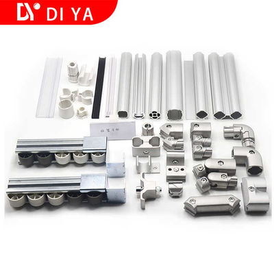 45 Degree Aluminum Corner Joint Outer Type for 45 Degree Aluminum Tube Structure Lean Pipe Connection Metal Pipe Fitting