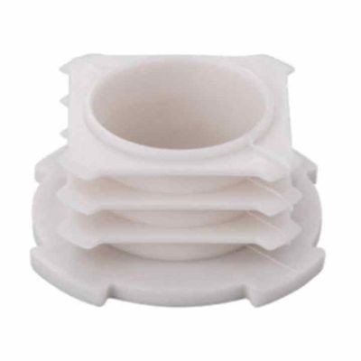 Aluminum Tube Plastic Fittings Lean Tube Insert End Cap Thin Wall Pipe Plastic Plug