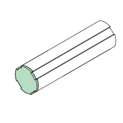 Aluminum Tube Plastic Fittings Lean Tube Insert End Cap Thin Wall Pipe Plastic Plug