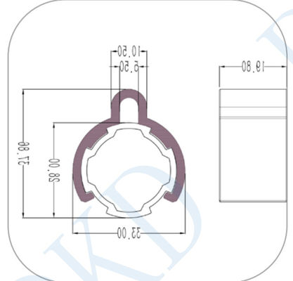 Hardness Wire Harness Abs Material Wire Retainer For Aluminum Lean Pipe