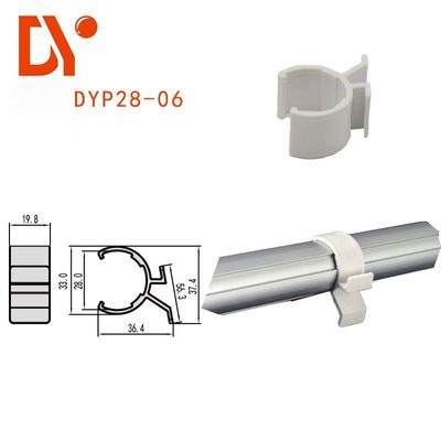 The Third-Generation Aluminum Lean Pipe Signboard Clip Accessory Plug
