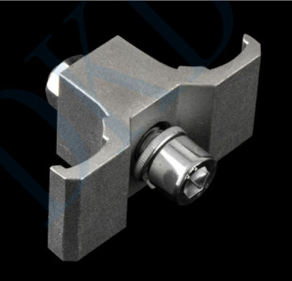 DYE28-01 Castor Wheel Mounting Base Wheel Support Bracket For Lean Rack System