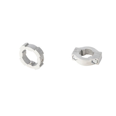 DYE28-03 6005 T6 Aluminum Tube Fittings Lean Pipe Slider Horizontal Located Ring Slider Fixed Positioner