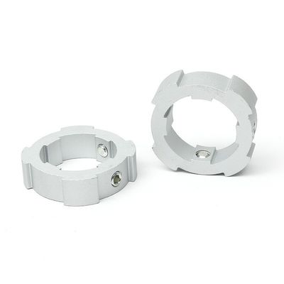 DYE28-03 6005 T6 Aluminum Tube Fittings Lean Pipe Slider Horizontal Located Ring Slider Fixed Positioner