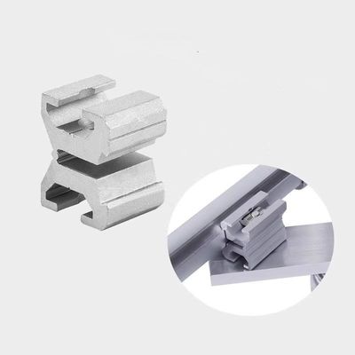 DYE28-05 Third Generation Aluminum Lean Tube Joint Elastic Connector for Frame Board Fixing / Fittings Installation