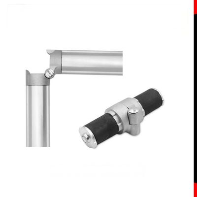 DYE28-07 OD 28mm Lean Pipe Connector Double Tube Movable Joint Hinge Joint for Workbench