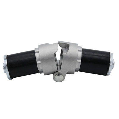 DYE28-07 OD 28mm Lean Pipe Connector Double Tube Movable Joint Hinge Joint for Workbench