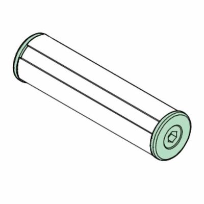 DYE28-09 OD 28mm Lean Pipe Accessory Lean Tube End Cap Aluminum Round Tubing Metal Plug