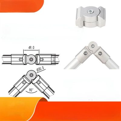 DYE28-10 Factory Wholesale Steel Tube Aluminum OD 28mm Lean Pipe Angle Joint