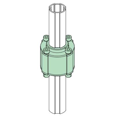 DYE28-12 Lean Pipe Rotator Industrial Aluminum Profile Slew Bearing Roller