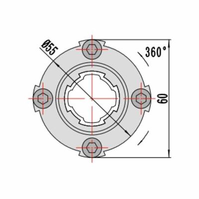 DYE28-12 Lean Pipe Rotator Industrial Aluminum Profile Slew Bearing Roller