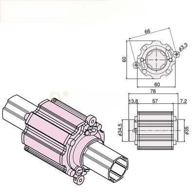 DYE28-31 Special Twist Lock Fasteners Rotation Radar Slewing Bearing Rotater with Lock