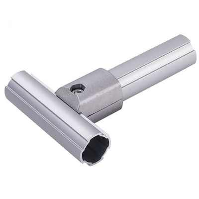 DYJ19-A01 Industrial Accessories Workshop Lean Pipe Connector for 19mm Lean Tube Aluminum Tube Joint