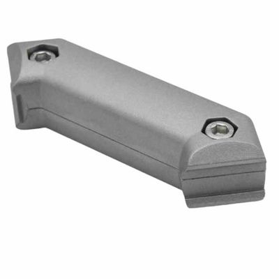 DYJ19-A09D Wholesale 45° Double Side Tubing Joints Aluminum Lean Pipe Connector OD19 mm Industrial Safety Fixed Bracket