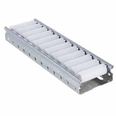 Warehouse Sliding Shelf Rack Flow Rail Plastic Wheels Roller Track Fluent strip Load Capacity 50kg