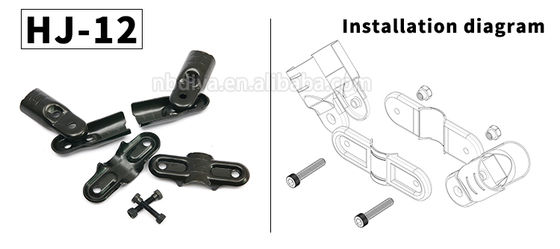 High Quality Black 28mm Lean Pipe Joint Connertor