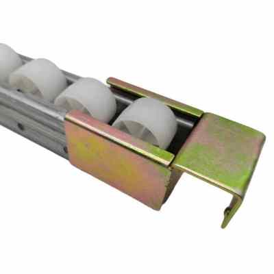 2040C Fluent Bar Connector Fixed Lean Pipe Gravity Fluent strip Joint Aluminum Alloy Roller Track Joint