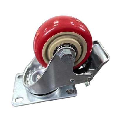 3 Inch Medium Flat Casters Industrial Casters Wheels Furniture Medical Swivel Castor  Caster Wheel for Trolley with brake
